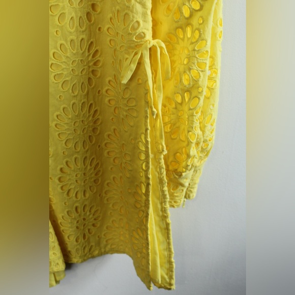 Lilly Pulitzer Aisha Calla Yellow Eyelet Romper - Picture 5 of 8